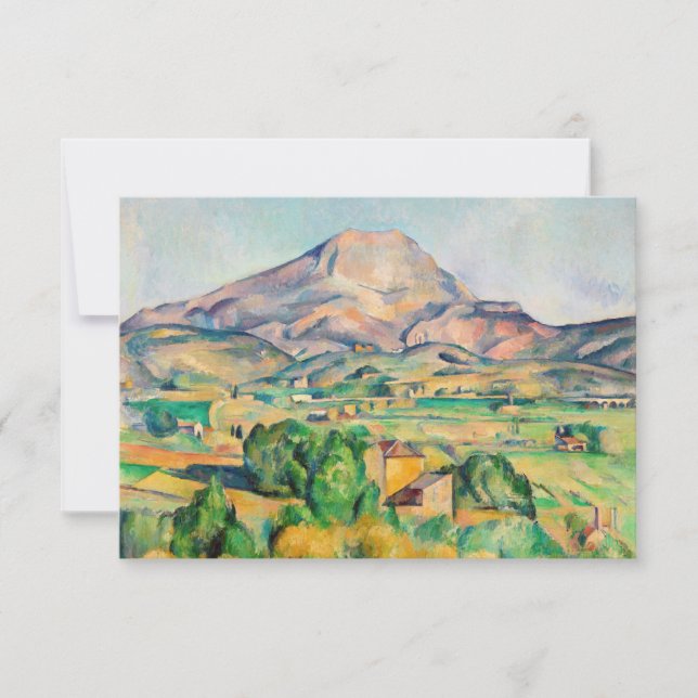 Cartão De Agradecimento Paul Cezanne - Mont Sainte-Victoire (Frente)