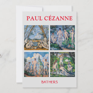 Cartão De Agradecimento Paul Cezanne - Seleção de Bathers Masterworks
