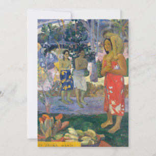 Cartão De Agradecimento Paul Gauguin - Ave Maria / Ia Orana Maria