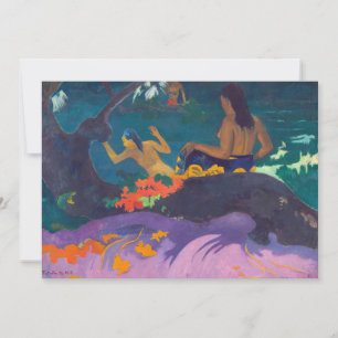 Cartão De Agradecimento Paul Gauguin - By the Sea / Fatata te Miti
