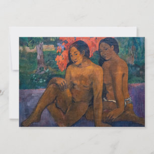Cartão De Agradecimento Paul Gauguin - E o Ouro de Seus Corpos
