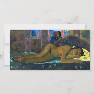 Cartão De Agradecimento Paul Gauguin - Nunca Mais / O Taiti