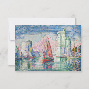 Cartão De Agradecimento Paul Signac - Entrada do Porto de La Rochelle