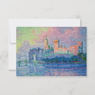 Cartão De Agradecimento Paul Signac - O Palácio Papal, Avinhão
