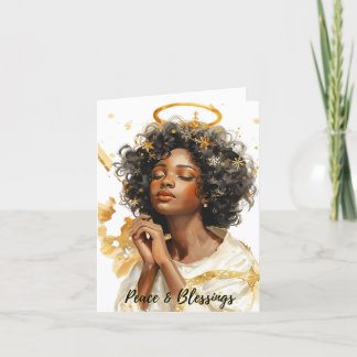 Cartão De Agradecimento Peace Angel Card by Alicia McDaniel Fine Art