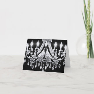 Cartão De Agradecimento Pearl Chandelier