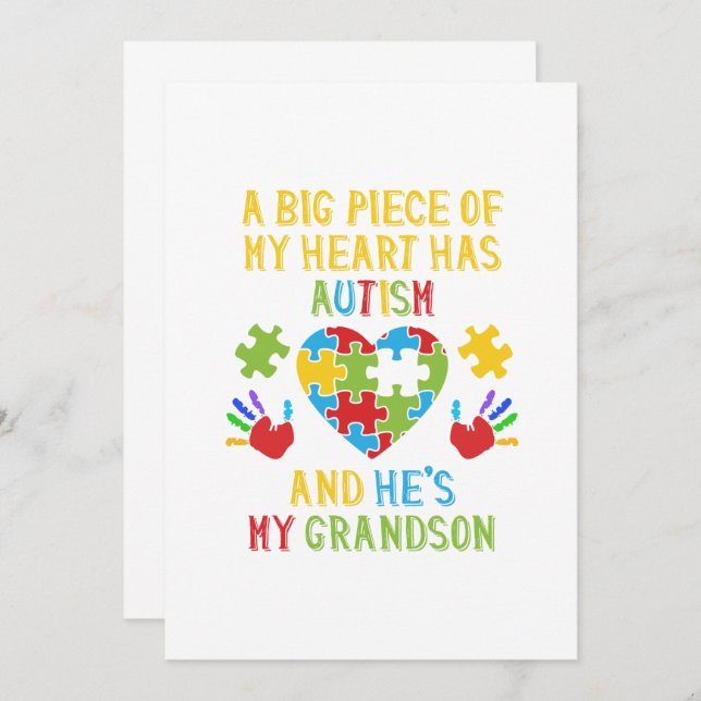 Cartão De Agradecimento Pedaço Do Meu Avô Do Coração