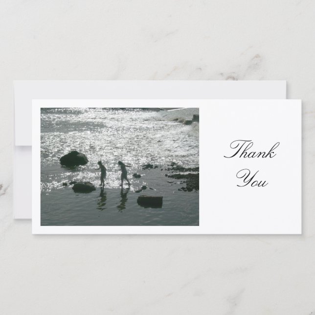 Cartão De Agradecimento Pedras de Passagem - Obrigado (Frente)