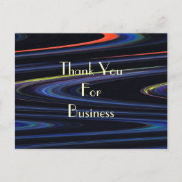 Cartão de agradecimento pela sua empresa