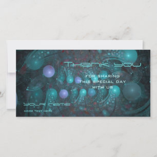 Cartão De Agradecimento Pele da alienígena 001