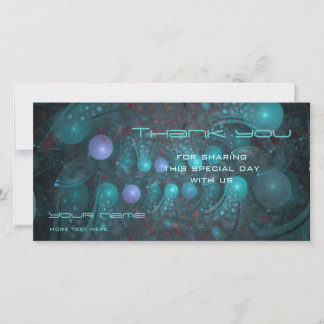 Cartão De Agradecimento Pele da alienígena 001