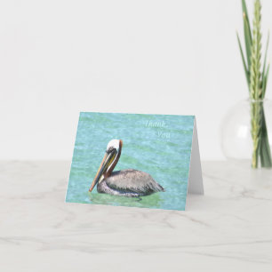 Cartão De Agradecimento Pelican Thank You Note
