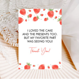 Cartão de Agradecimento pelo Primeiro Aniversário 