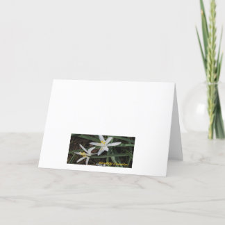 Cartão De Agradecimento Pensamento dobrado de você