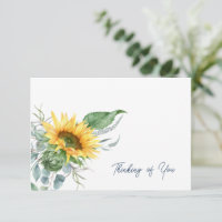 Pensando em Você Floral Aquarela