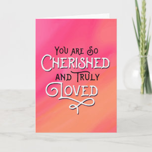 Cartão De Agradecimento Pensando em você - Você está animado e amado