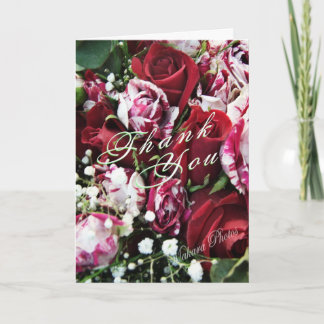 Cartão De Agradecimento Peppermint Roses TY 20 z