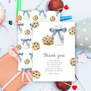 Cartão De Agradecimento Pequena festa de aniversário de Biscoito Doce obri
