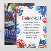 Pequeno Fogos de Artifício 4 de Julho 1º Aniversár