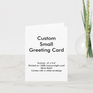 Cartão de Agradecimento Pequeno Personalizado - Re