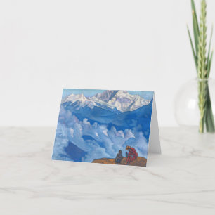 Cartão De Agradecimento Pérola de Busca de Nicholas Roerich