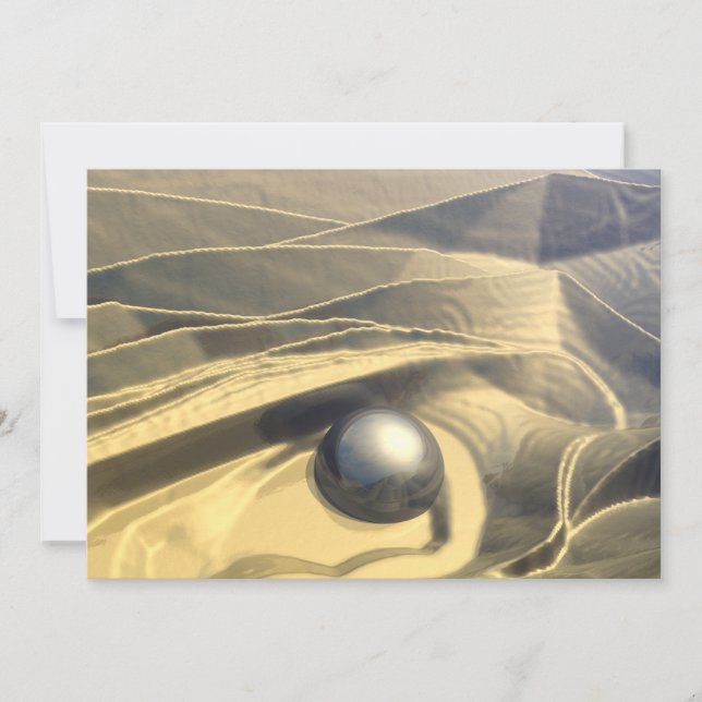 Cartão De Agradecimento Pérola de Dourado (Frente)