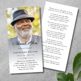 Cartão De Agradecimento Personalizada Simpatia Fotográfica Personalizada O