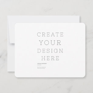 Cartão de Agradecimento Personalizado 10 cm x 14 c