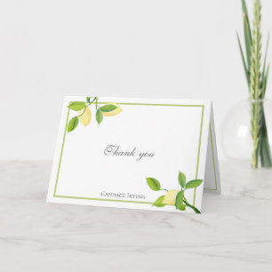 Cartão de Agradecimento Personalizado Elegante de