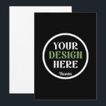 Cartão De Agradecimento personalizado, único, elegante e minimalista<br><div class="desc">Este design é acessível a todos. Sinta-se à vontade para personalizar o logotipo,  imagens,  texto e cores de acordo com suas preferências. Muito obrigado.</div>