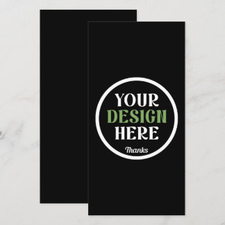 Cartão De Agradecimento personalizado, único, elegante e minimalista hersh