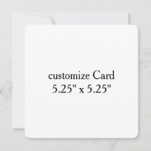 personalizar simples personalizar 5.25" x 5.25"