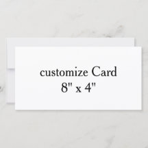 personalizar simples personalizar 8" x 4"