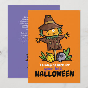 Cartão De Agradecimento Personalizável Sempre seja o melhor Dia das Bruxas