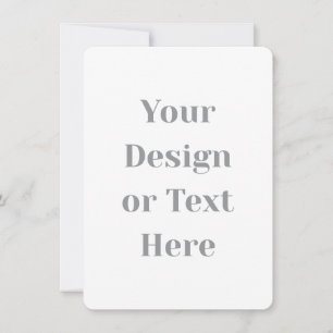 Cartão De Agradecimento Personalizável Seu Design ou Texto Aqui Personaliz