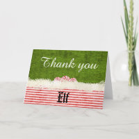 Personalize: "Obrigado" tema do duende do Natal