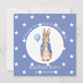 Cartão De Agradecimento Personalize Peter o coelho Obrigado