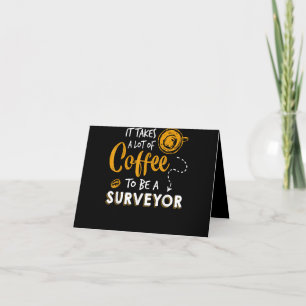Cartão De Agradecimento Pesquisa Engraçada de Lover no Café ou Construç