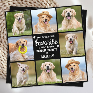 Cartão De Agradecimento Pet Memorial Personalizado 8 Foto Dog Simpatia de