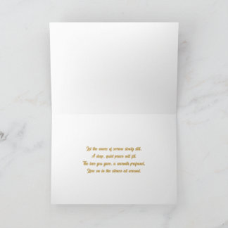 Cartão De Agradecimento Pet Sympathy Card Love Paw Series