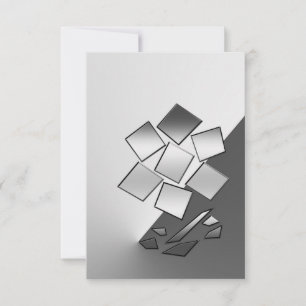 Cartão De Agradecimento Pétalas do cromo