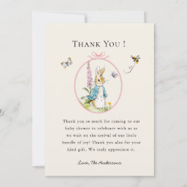 Cartão De Agradecimento Peter Coelho chá