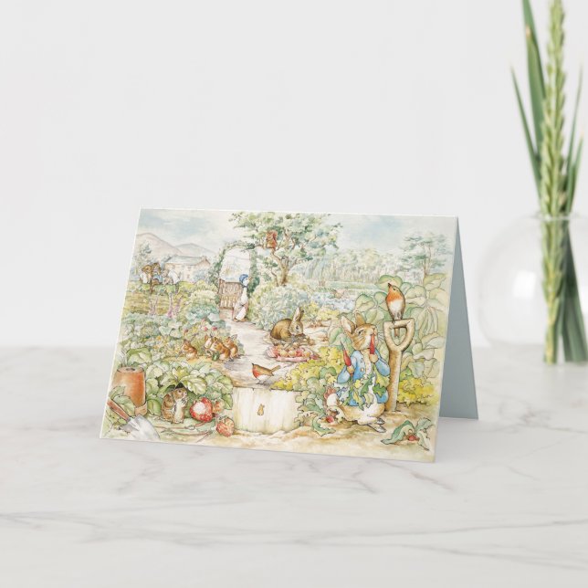 Cartão De Agradecimento Peter, o Coelho (Frente)