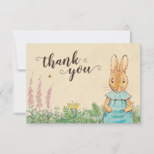 Peter Rabbit | Garota Chá de fraldas Obrigado