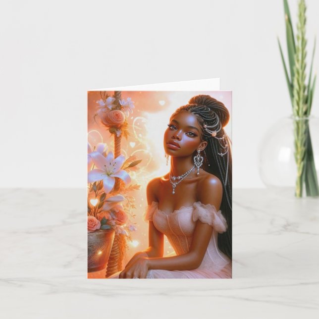 Cartão De Agradecimento Petite attention, grand sentiment, carte pour tous (Frente)