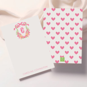 Cartão De Agradecimento Pickleball Rosa e Verde Pickleball Paddle Paddle P