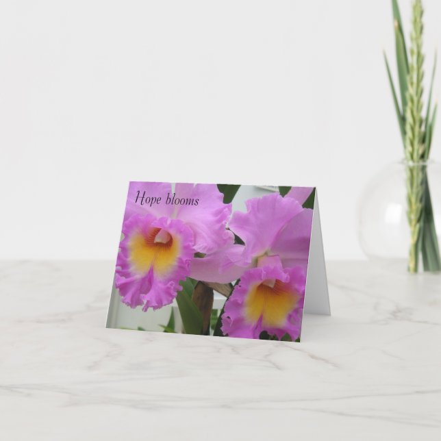 Cartão De Agradecimento PICT0393, Hope blooms (Frente)