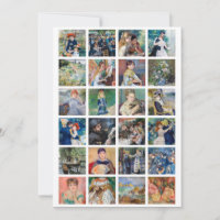 Pierre-Auguste Renoir - Colagem em Grade de Master