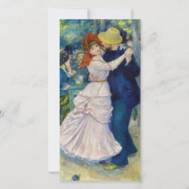 Cartão De Agradecimento Pierre-Auguste Renoir - Dança em Bougal