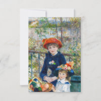 Pierre-Auguste Renoir - Duas irmãs no terraço
